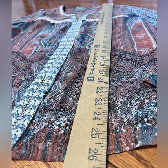 BKE Bohemian Print Women's Top Sz S - Picture 4 of 6